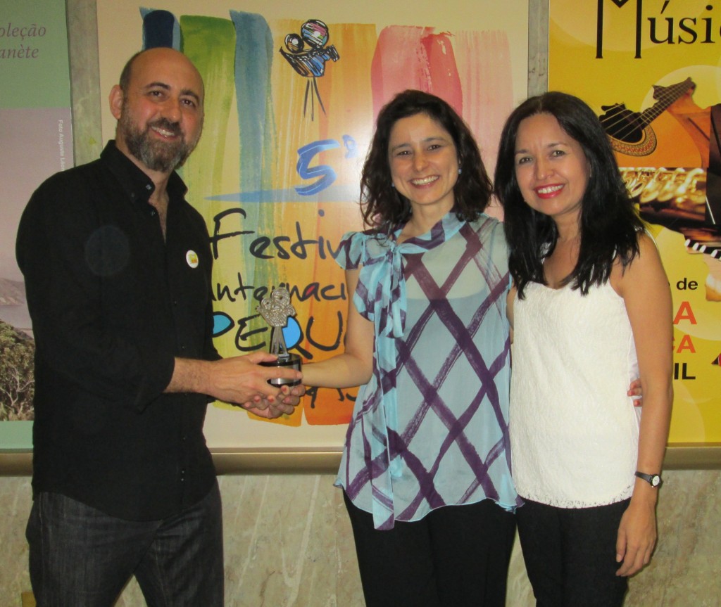 Taller Telekids con Daniela Graciendo (en el medio), directora del festival Pequeño Cineasta (Brasil).