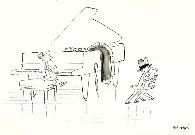 Ilustración de Les Musiciens (Sempé)