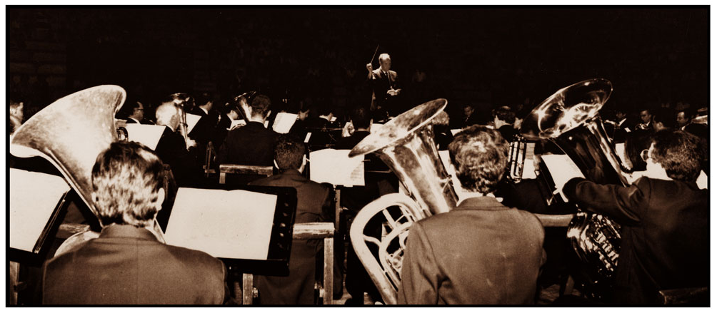 La Filarmónica Beethoven bajo la dirección de Rafael Calonge (Campo de Criptana, 1930)